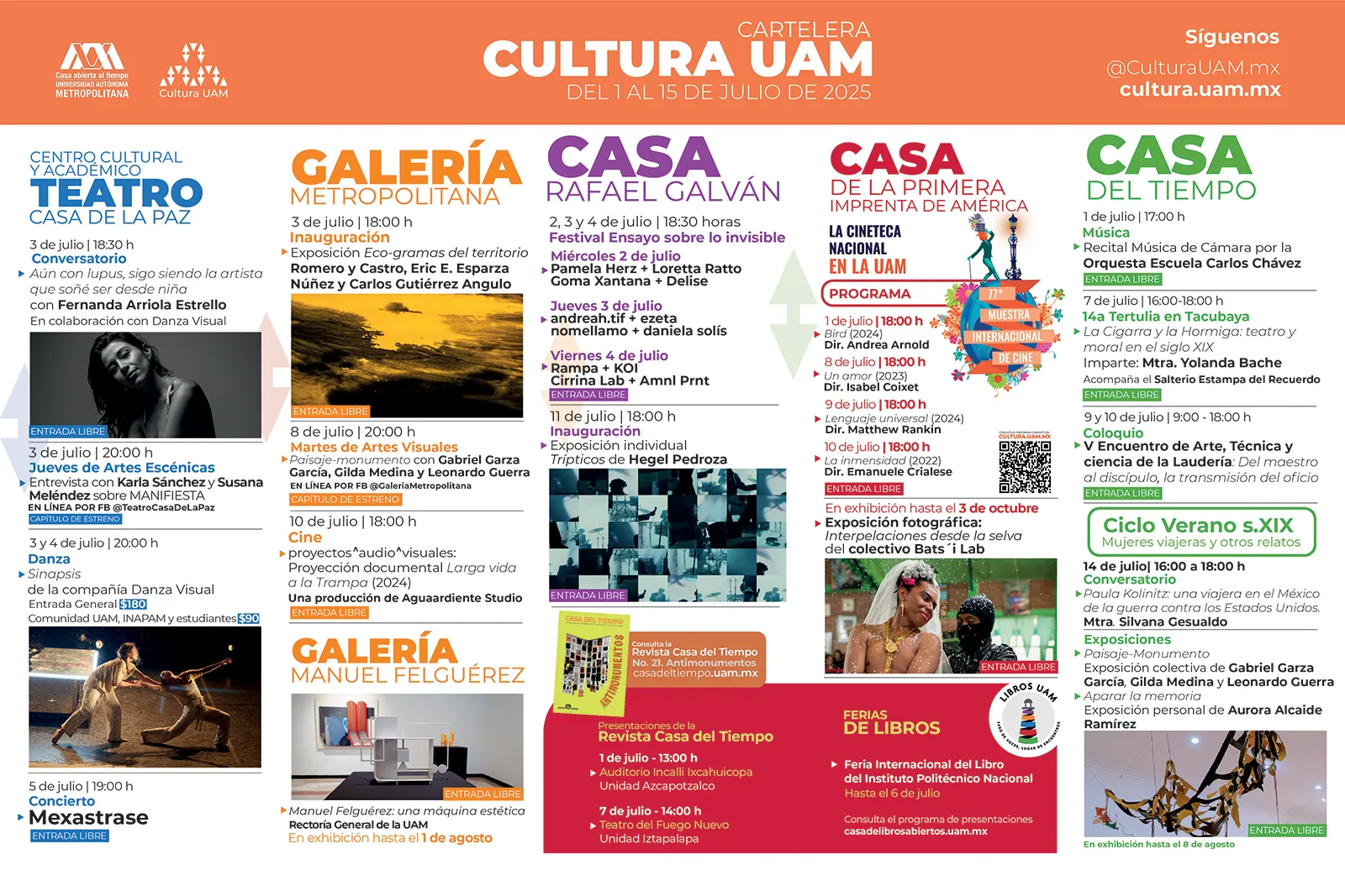 Cartelera Cultura UAM