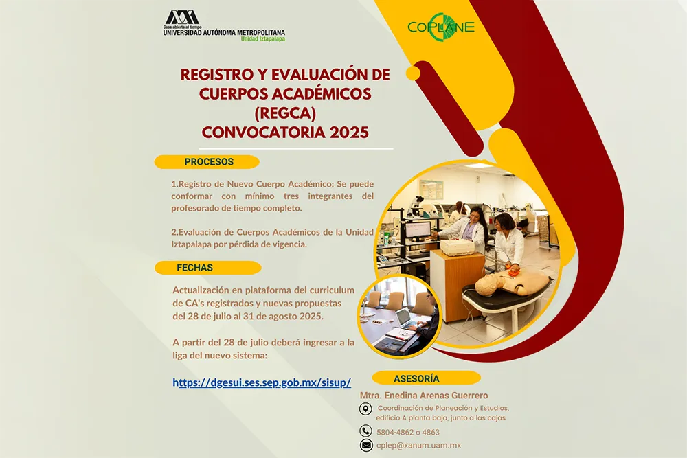 Registro y Evaluación de Cuerpos Académicos (REGCA) Convocatoria 2025