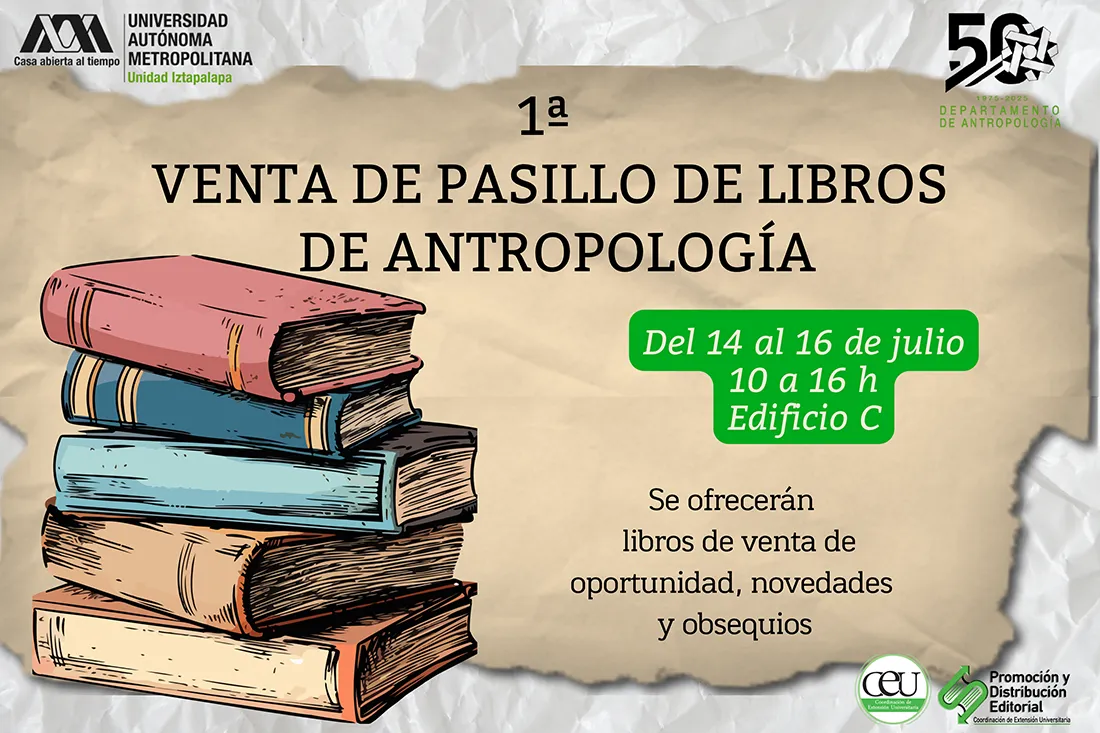 1a Venta de pasillo de publicaciones de Antropología
