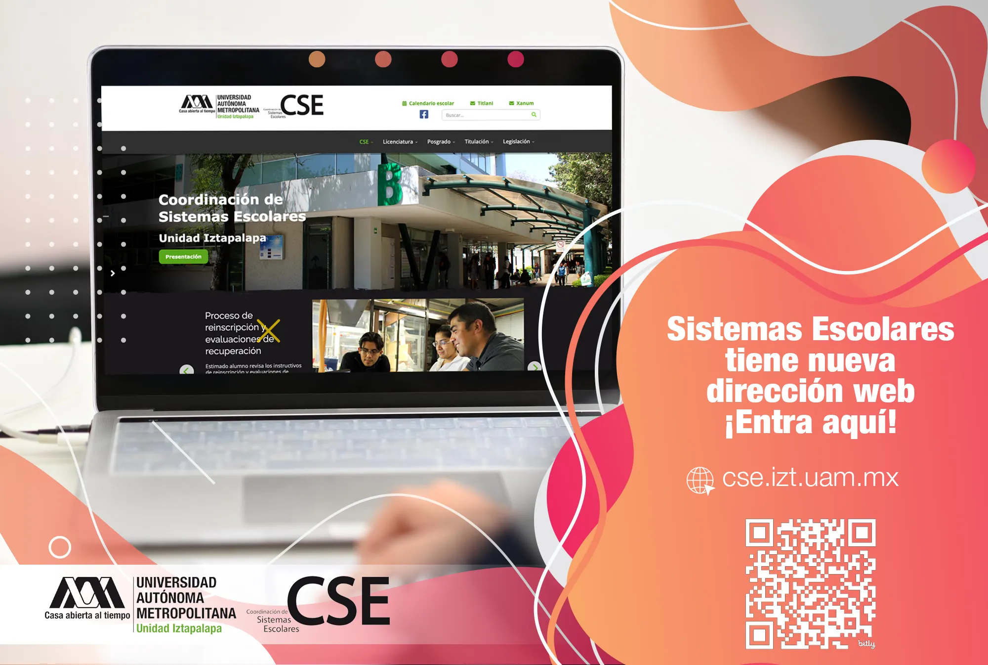 Sistemas Escolares tiene nueva  dirección web  ¡Entra aquí!