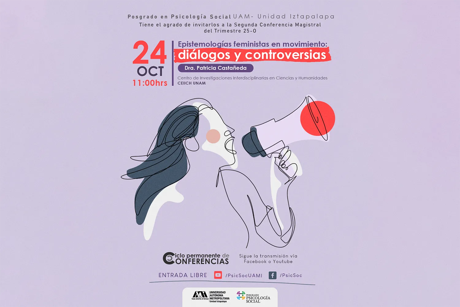 Ciclo Permanente de Conferencias del Posgrado en Psicología Social de la UAM-I