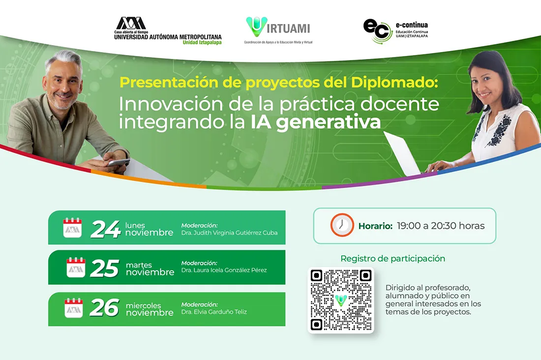 Presentación de proyectos del Diplomado: Innovación de la práctica docente integrando la lA
